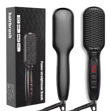PTC Heated Hair Straightening Comb Brush – Ceramic Panel