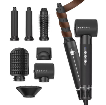 7-in-1 Hair Styling Tool Set – 1100W Professional Negative Ion Hair Dryer with Brush, Multifunctional Blow Dryer for Salon-Quality Results