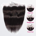 14 to 20 inch straight HD lace frontal in natural black