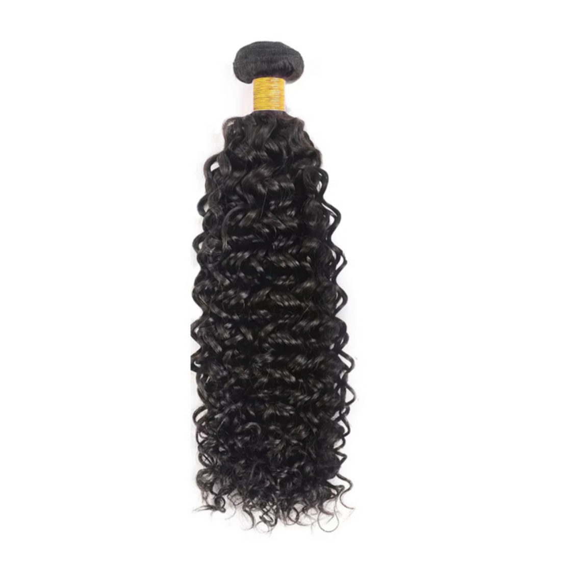  Real human hair Jerry curl bundle in natural black for curly hairstyles
