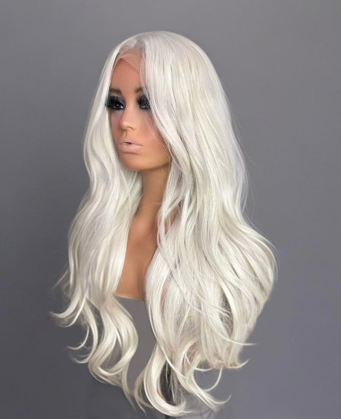 24-inch 13x4 lace frontal wig with 180% density, made from human hair for a full, natural look.