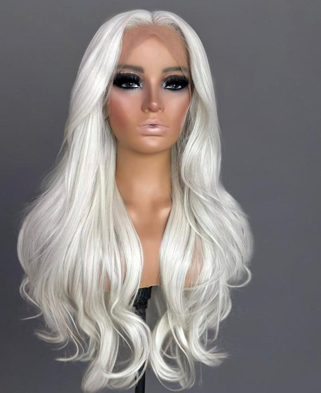 24-inch 13x4 lace frontal wig with 180% density, made from human hair for a full, natural look.