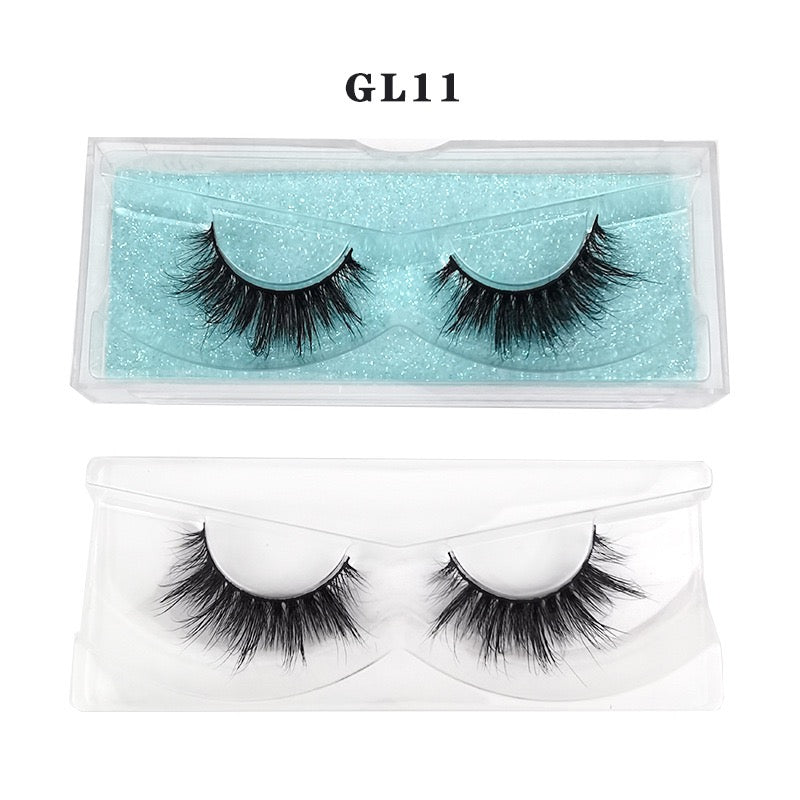 3D mink false eyelashes – one pair of handmade, wispy lashes with a natural, fluffy, multi-layered look for daily or glam makeup