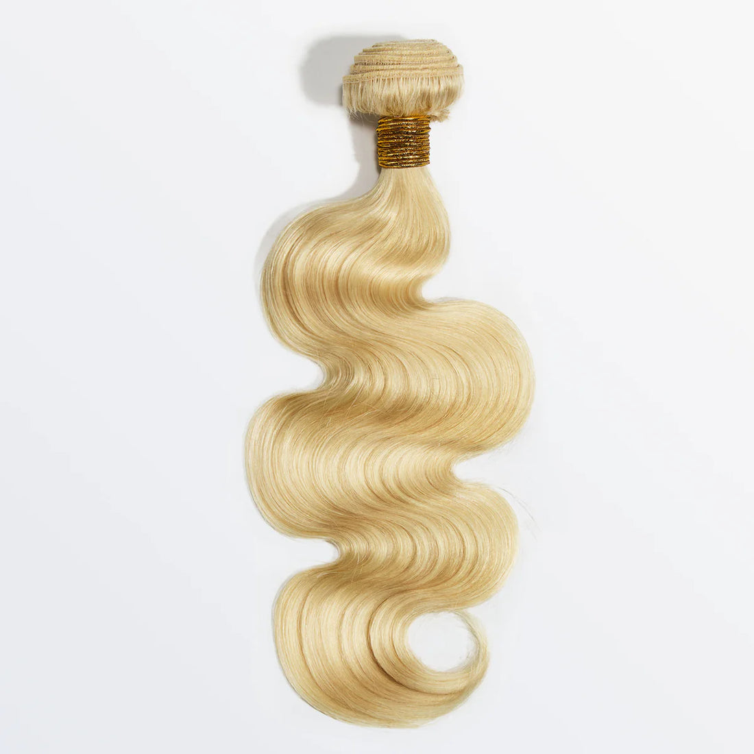 #613 blonde body wave Remy human hair bundles, 10 to 30 inches, soft wavy texture