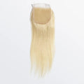 
#613 straight blonde 4x4 lace closure, HD lace, free part, 12A human hair, 12 to 20 inch
