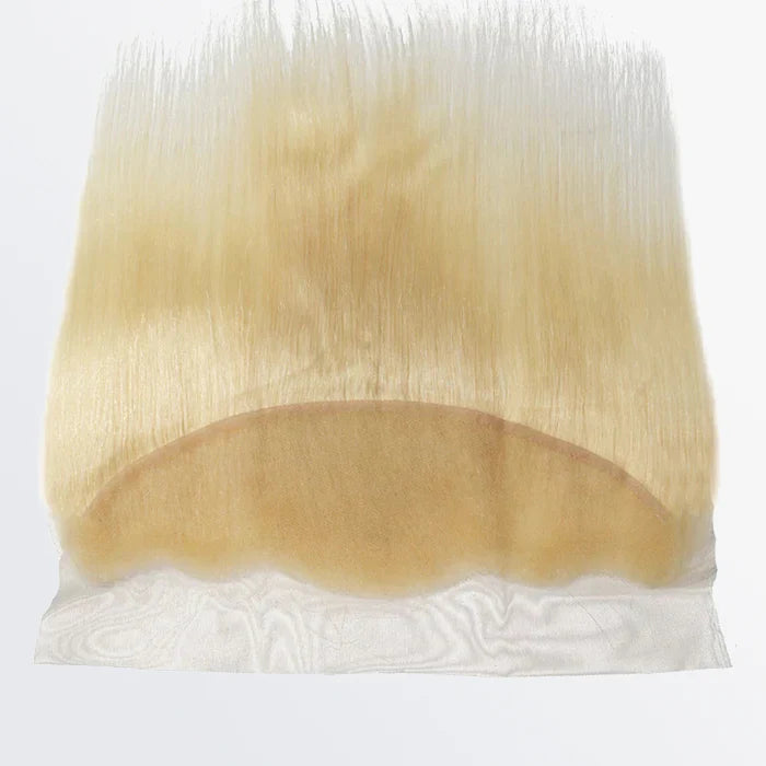 
#613 blonde straight 13x4 HD lace frontal, 100% human hair, free part, 14 to 20 inches
