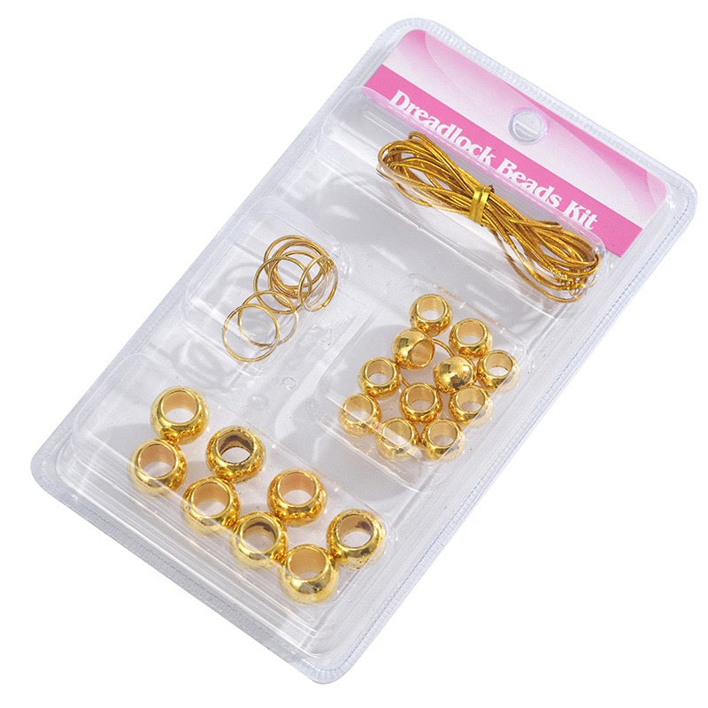 New Faux Wood Totem Dreadlock Hair Cuffs, Hair Accessories, African Dreadlock Decoration, Accessories Set Wholesale