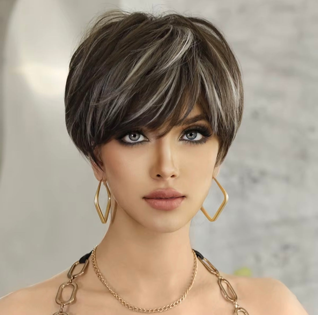 Affordable Natural-Looking Synthetic Wig – Heat Resistant & Curling Iron Friendly