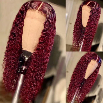 99J Wear and Go Glueless Deep Wave Lace Closure Wig – 180% Density Human Hair