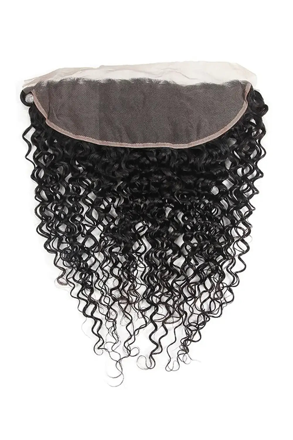 13x4 HD Lace Frontal – Deep Wave #1B Natural Black Human Hair | Pre-Plucked with Baby Hair | 100% Virgin Hair Closure
