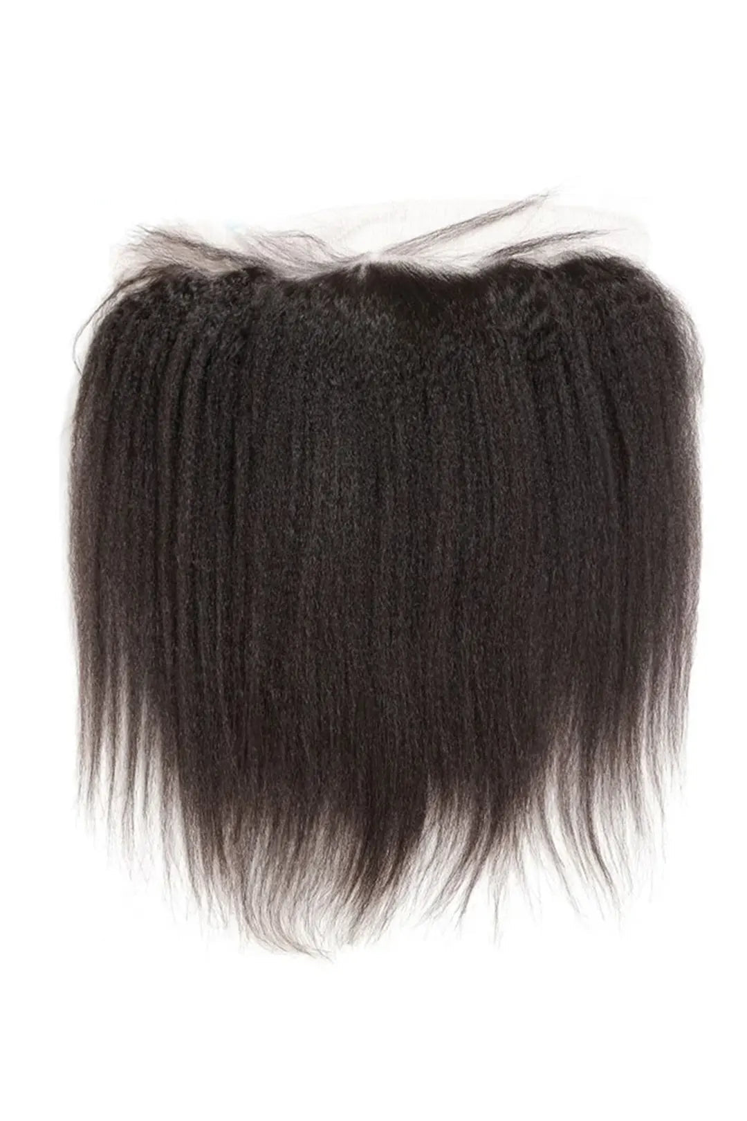 13x4 HD Lace Frontal – Kinky Straight | 100% Virgin Human Hair | Pre-Plucked with Baby Hair | Natural Black