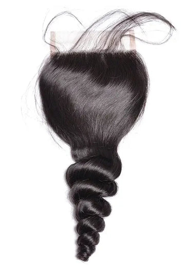 5x5 HD Lace Closure – Loose Wave | 100% Virgin Human Hair | Pre-Plucked with Baby Hair | Natural Black