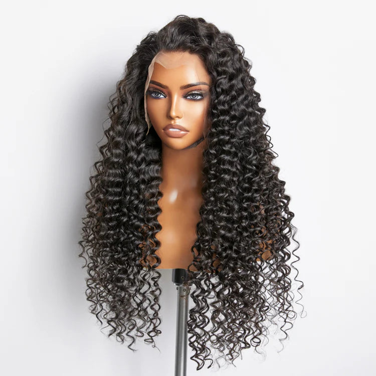 13x4 Full Frontal Lace Wig Deep Wave – 200% Density for Lush, Voluminous Curls