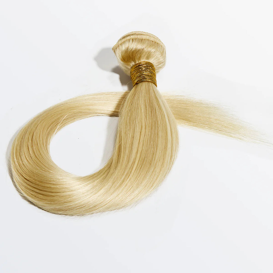 #613 blonde straight human hair bundles, 10 to 30 inches, silky and tangle-free