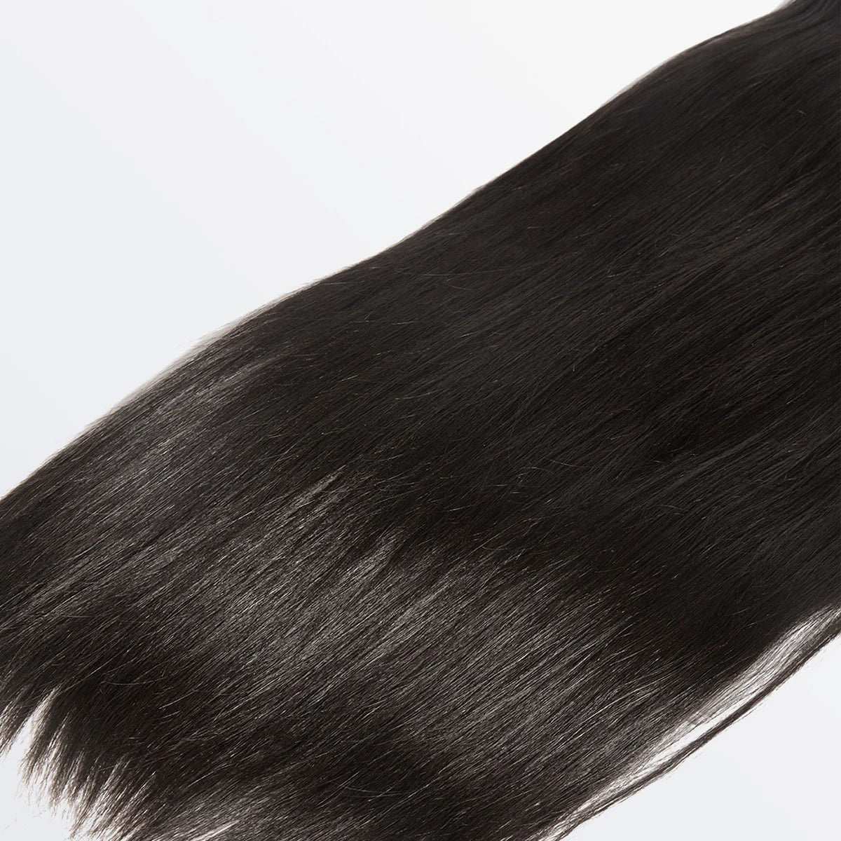 Straight raw Vietnamese human hair bundles, 12A grade, color #1B, 14 to 30 inches