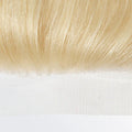 #613 straight blonde 4x4 lace closure, HD lace, free part, 12A human hair, 12 to 20 inch