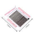Premium 30D/40D Volume Lash Kit featuring dense false eyelashes, adhesive, and precision tweezers.
