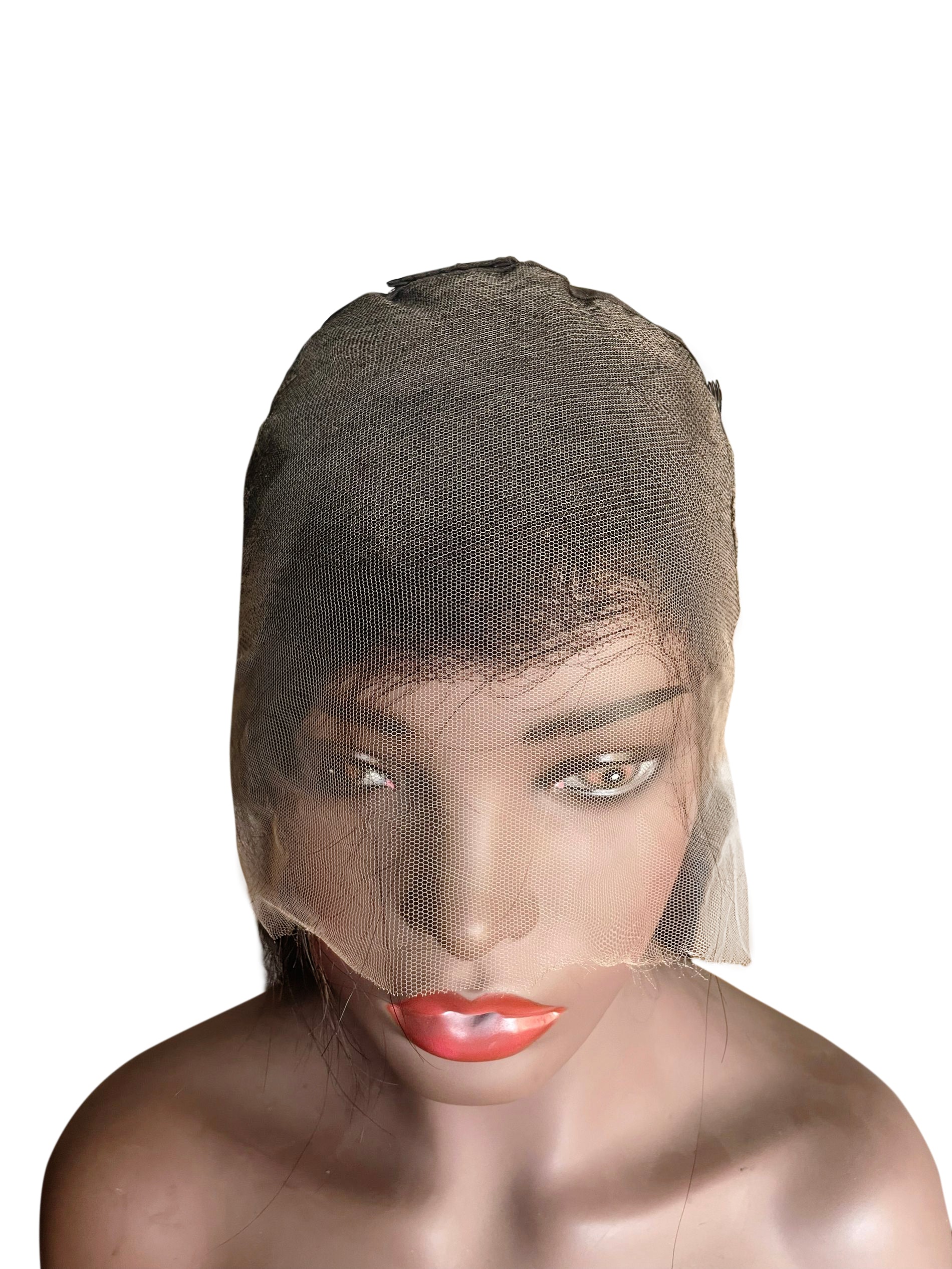 Full lace human hair wig with 180% density and natural color (1B), made from 100% real human hair.
