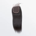 4x4 HD lace closure, straight hair, natural black color #1B, free part, 100% human hair, 14 to 20 inch