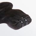 Raw Vietnamese body wave human hair bundles, 12A grade, color #1B natural black, 18 to 30 inches