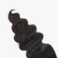 Soft wave texture on #1B body wave 5x5 lace closure