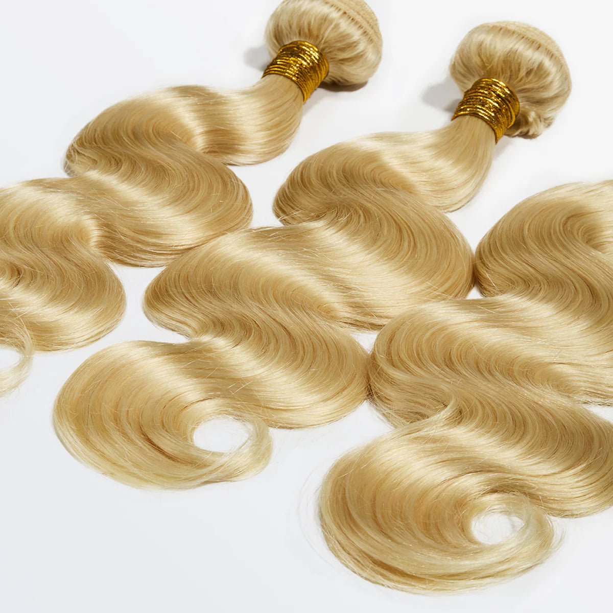 10-30 Inch #613 Body Wave Blonde Remy Human Hair Bundles